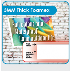 3mm Foamex Boards