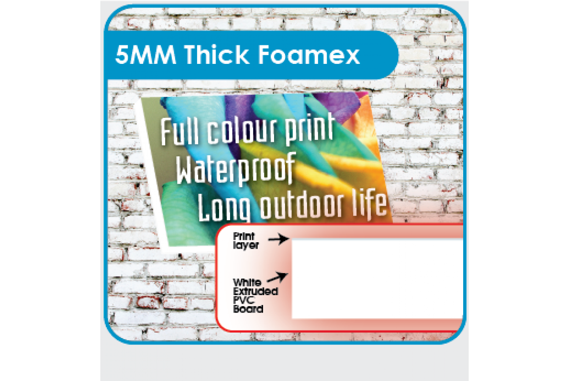 5mm Foamex Boards